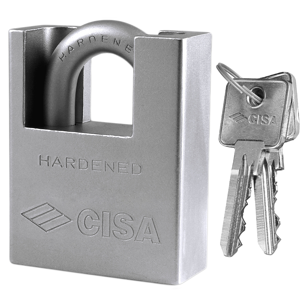 Monoblock steel padlock close shackle CISA 28350 | 2 sizes - 1