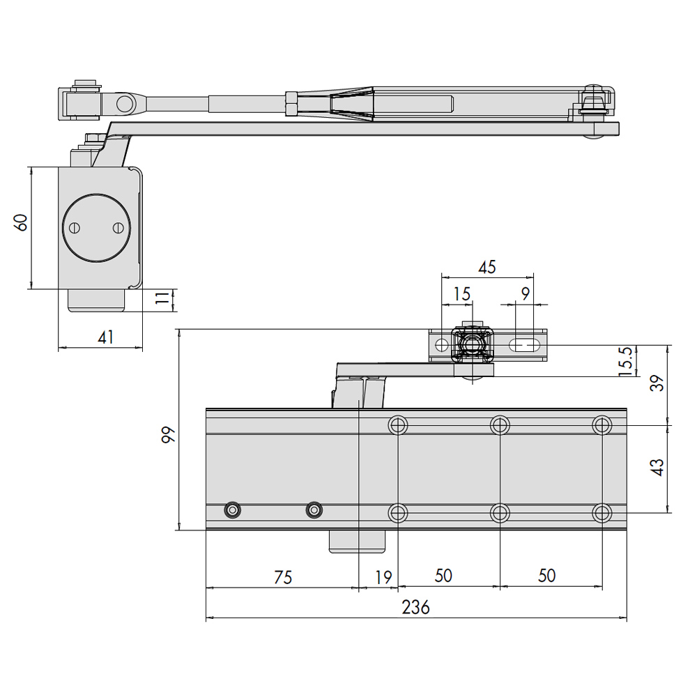 CISA C1611-05 Professional Plus2 Σούστα επαναφοράς βαρέως τύπου με ΣΤΟΠ | 4 χρώματα - 2