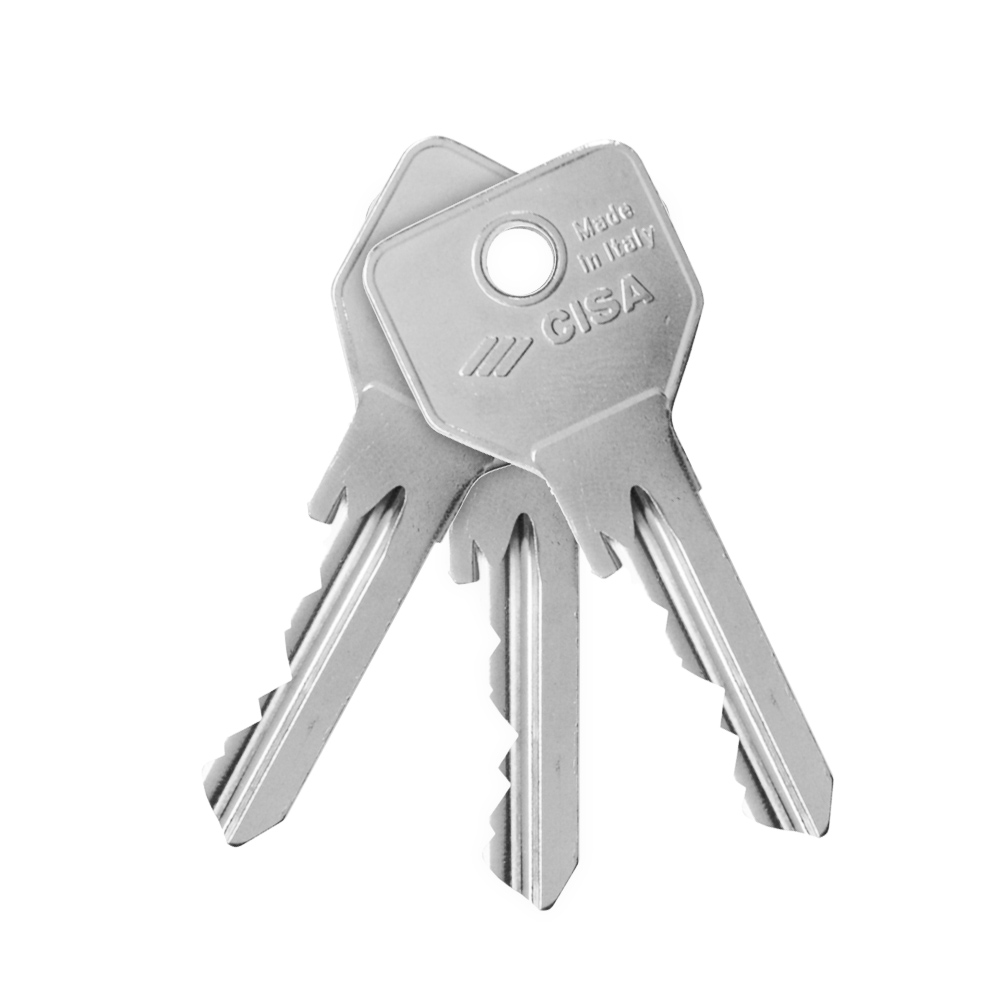 CISA 06355 Cylinder Euro Profile 5 pin Thumbturn Nickel | 7 Sizes - 4