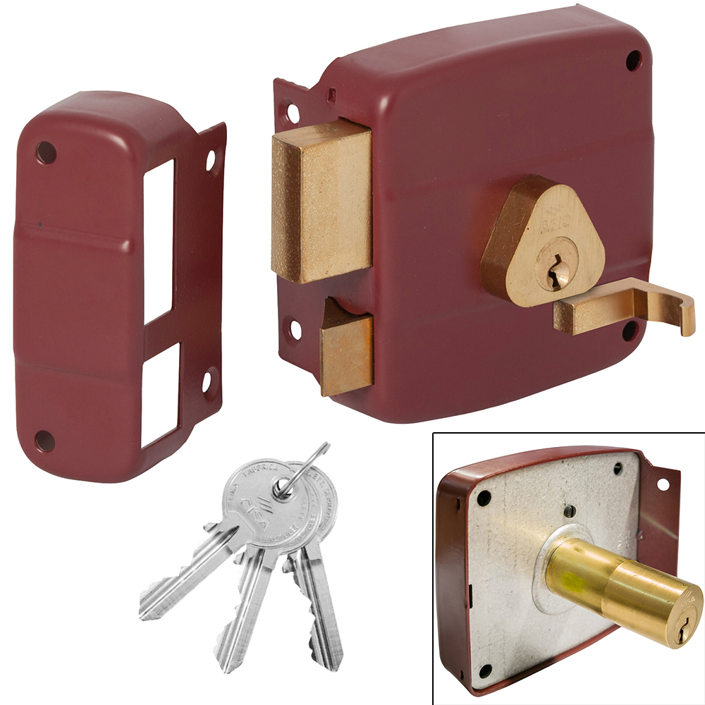 CISA locking line 50161.50 Κλειδαριά κουτιαστή (εξωτερική) κυλίνδρου με αντίκρισμα - 1