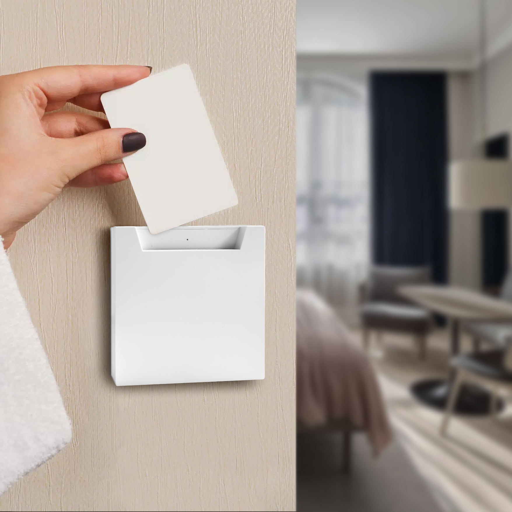 OEM EU180240N White Energy Saver - Διακόπτης Οικονομίας για Δωμάτια Ξενοδοχείου | Λευκό - 3