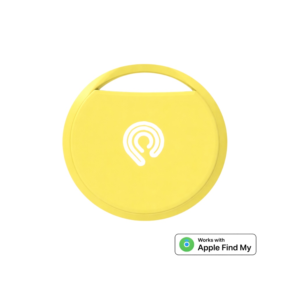 Hyperloq NeoTag Classic Μπρελόκ Ανιχνευτής Αντικειμένων GPS Tracker Για IOS - Κίτρινο 