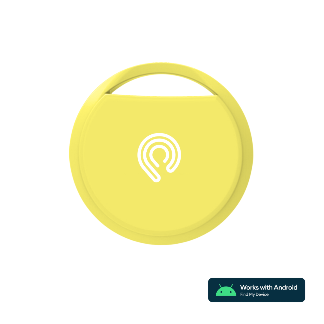 Hyperloq NeoTag Classic Μπρελόκ Ανιχνευτής Αντικειμένων GPS Tracker Για ANDROID - Κίτρινο 