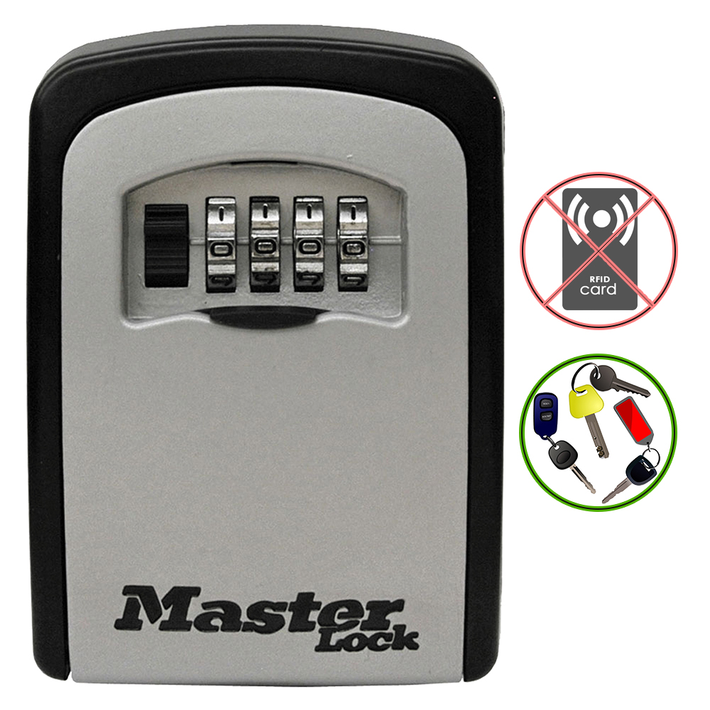 MASTER LOCK 5401EURD Medium key lock box-wall mount - 1