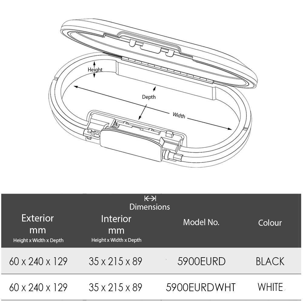 Small portable lock box Master Lock 5900EURD - 4