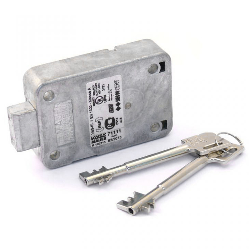  KABA MAUER 71111  Lock for safe 5 different key lengths - Key Length 64mm