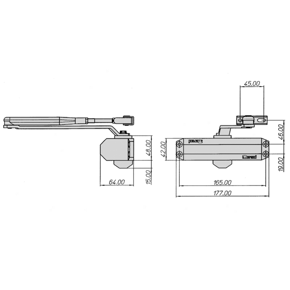 MERONI DC110  Door Closer - 2
