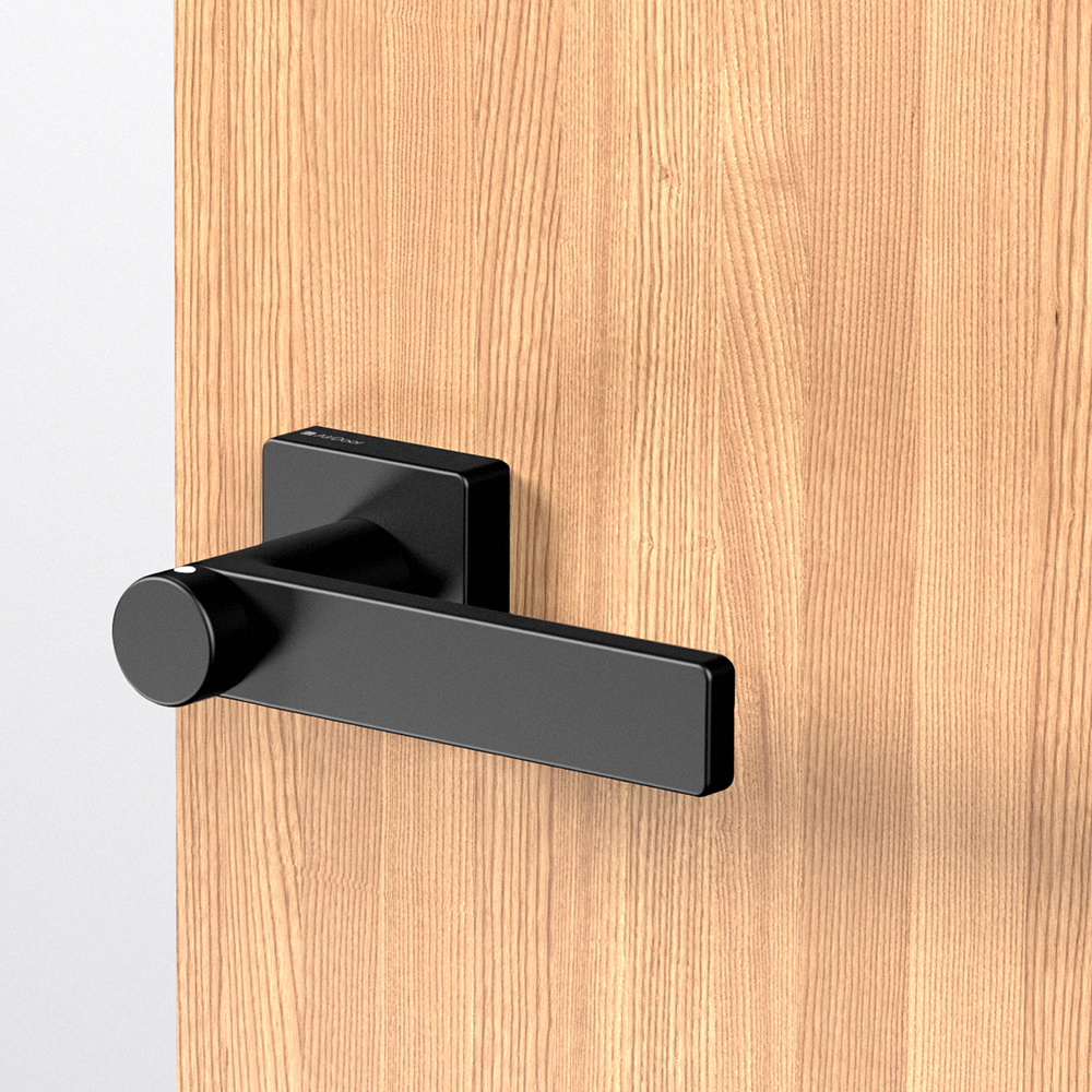 MERONI AirDoor L13NE4501M Knob - Wooden door lock, with Privacy and automatic unlocking - 2