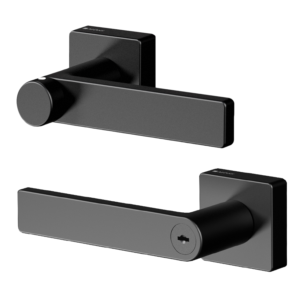 MERONI AirDoor L13NE4501M Knob - Wooden door lock, with Privacy and automatic unlocking - 3