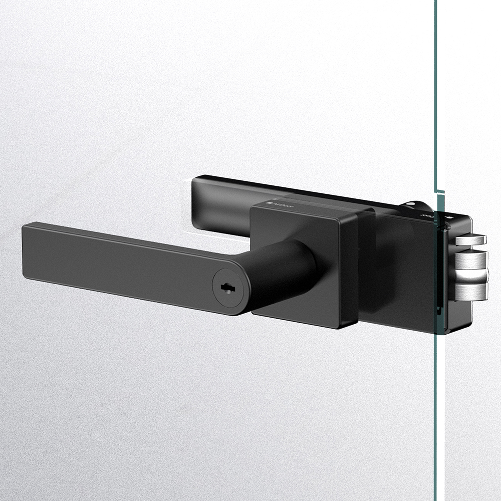 MERONI AirDoor L13NEGL01M Πόμολο - Κλειδαριά γυάλινης πόρτας, με Privacy και αυτόματο ξεκλείδωμα - 