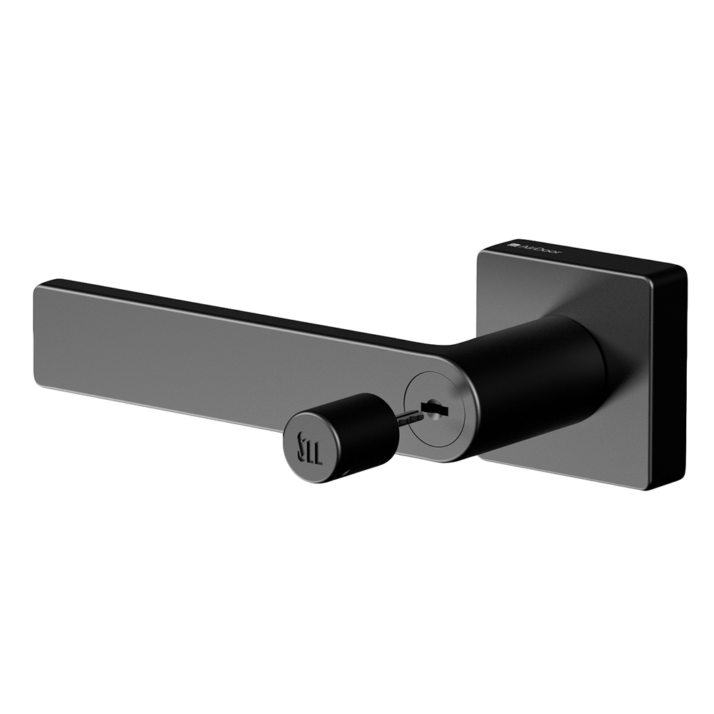 MERONI AirDoor L13NEGL01M Knob - Glass door lock, with Privacy and automatic unlocking - 3