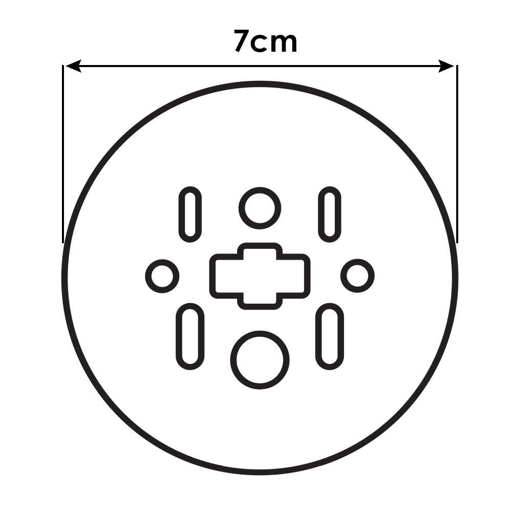 Ροζέτα για κλειδαριές MERONI Nova M01A - 3