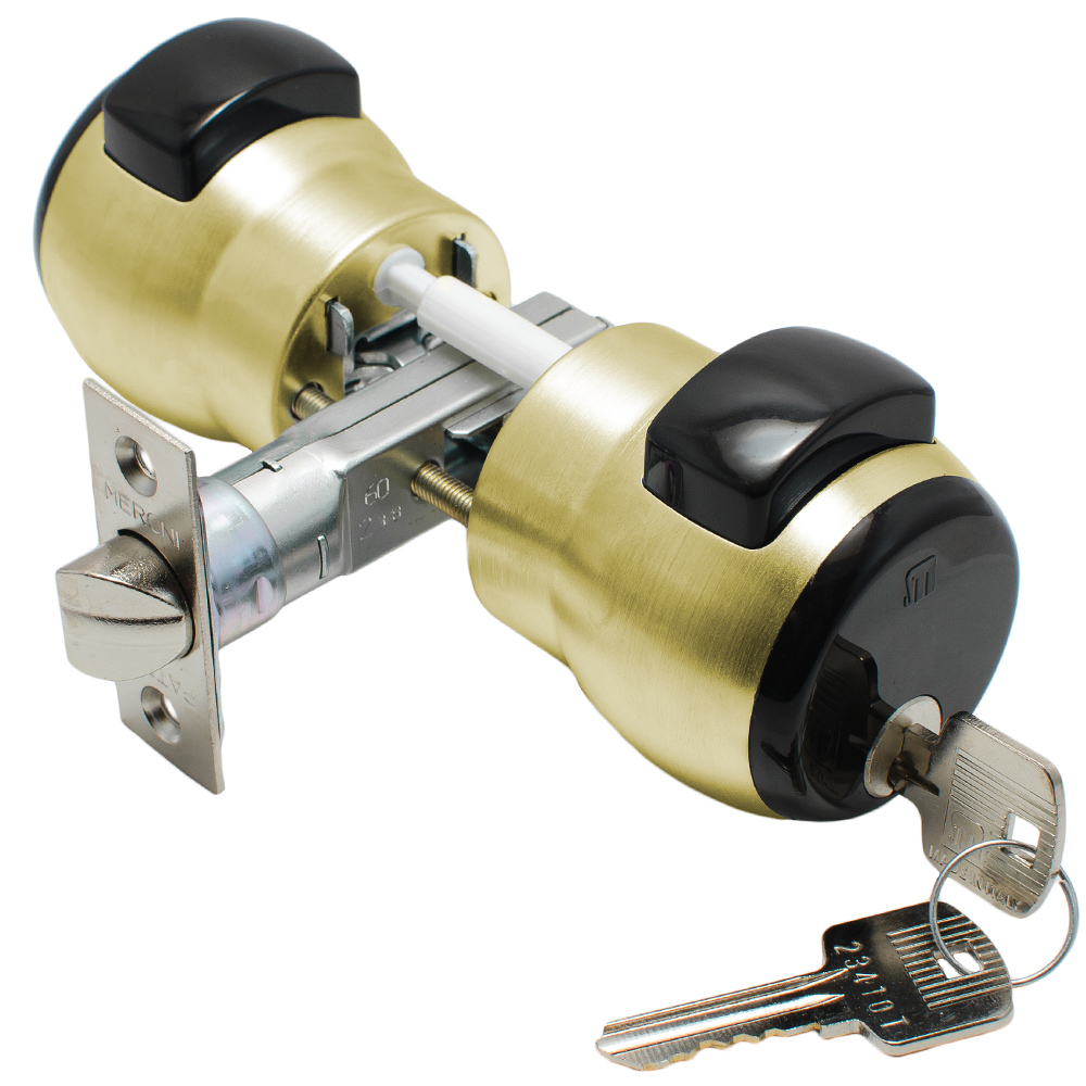 MERONI Nova N15 Office & Hotel Door Lock knob with Key | 5 colours - 1