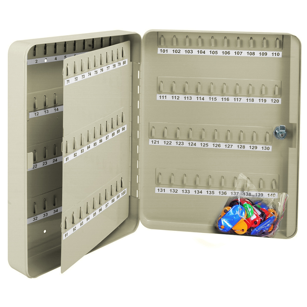 OEM TS0042 Κλειδοθήκη μεταλλική 140 θέσεων | 37 x 28 x 8 cm - 