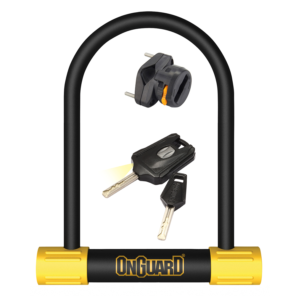Κλειδαριά ONGUARD Bulldog STD 8010LM U πέταλο μοτοποδηλάτου με κλειδί - 