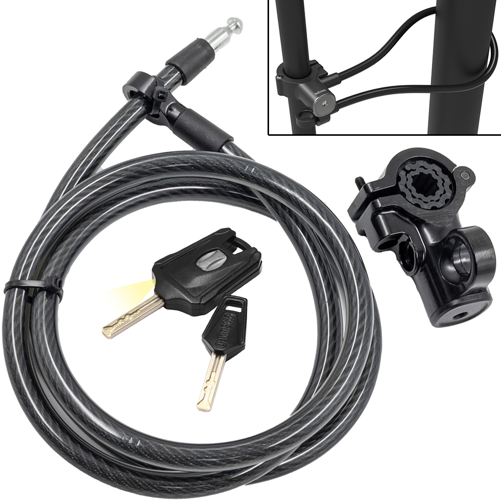 Κλειδαριά OnGuard X-Series eScooter Scooby 8288 για Πατίνι με Συρματόσχοινο - 