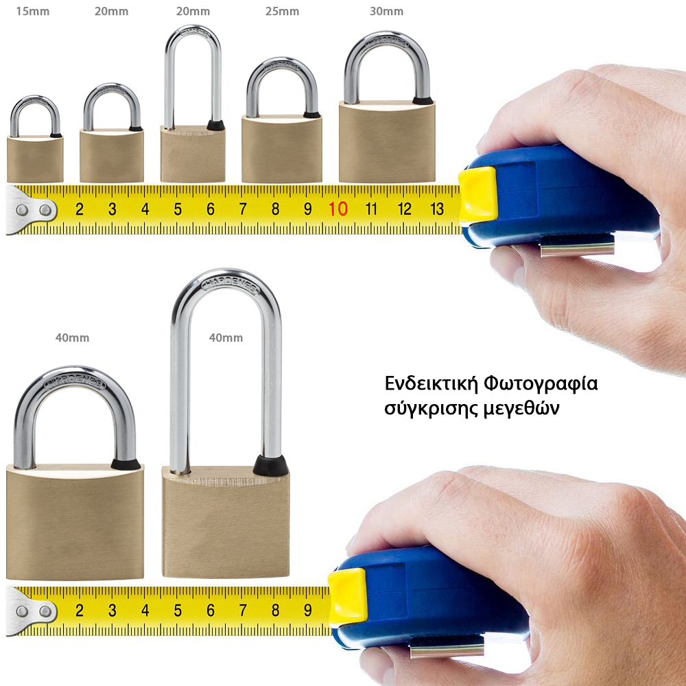 CISA 21010 Λουκέτο ορειχάλκινο | 7 μεγέθη - 2