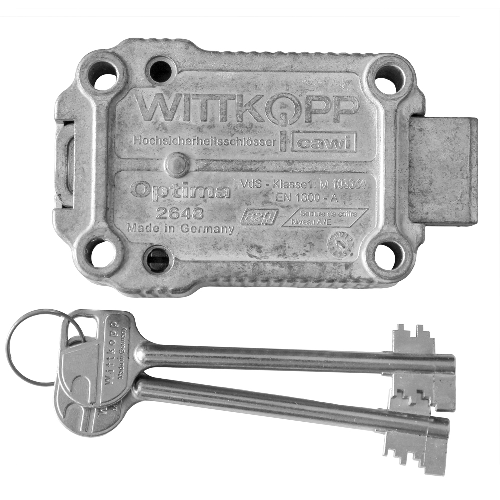 WITKOPP CAWI optima 2648 Κλειδαριά χρηματοκιβωτίου | κλειδί 95mm - 
