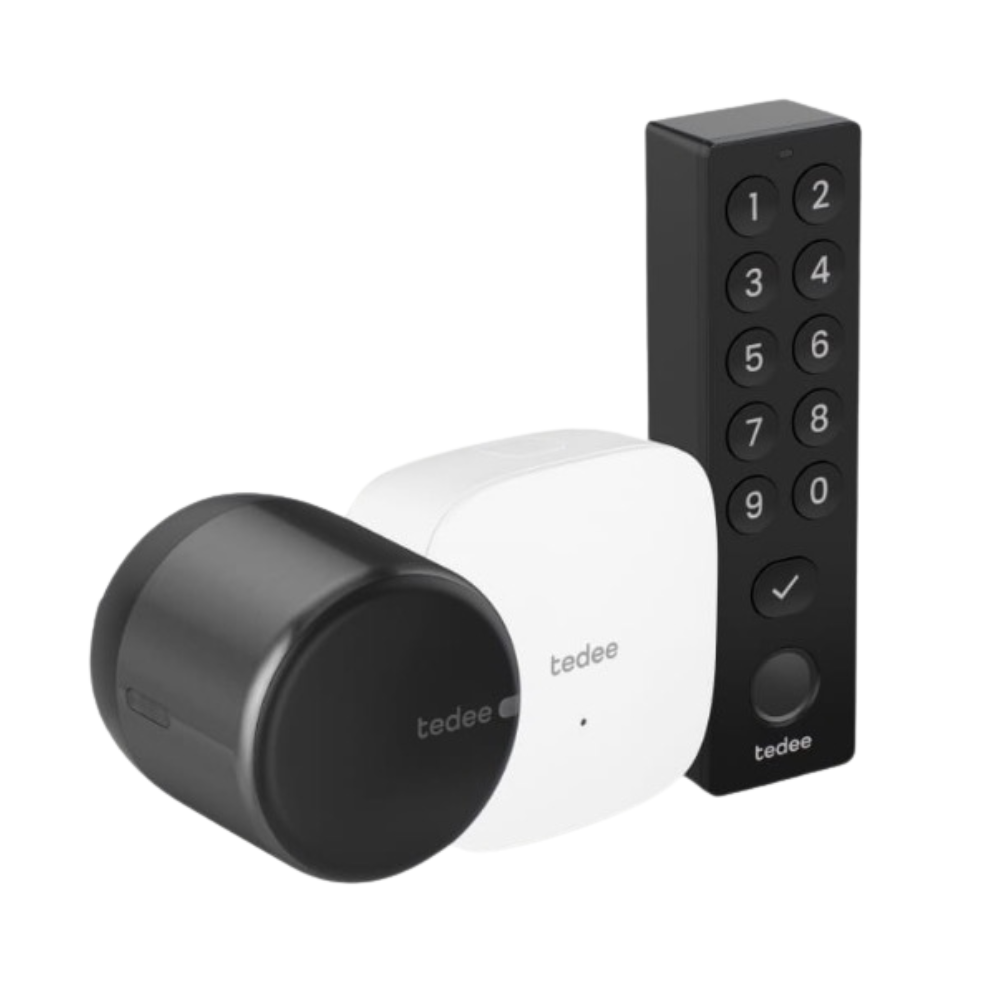 Έξυπνη κλειδαριά Tedee Go 2 + Bridge WI-FI + KEYPAD PRO άνοιγμα με κινητό ιδανικό για Airbnb - 
