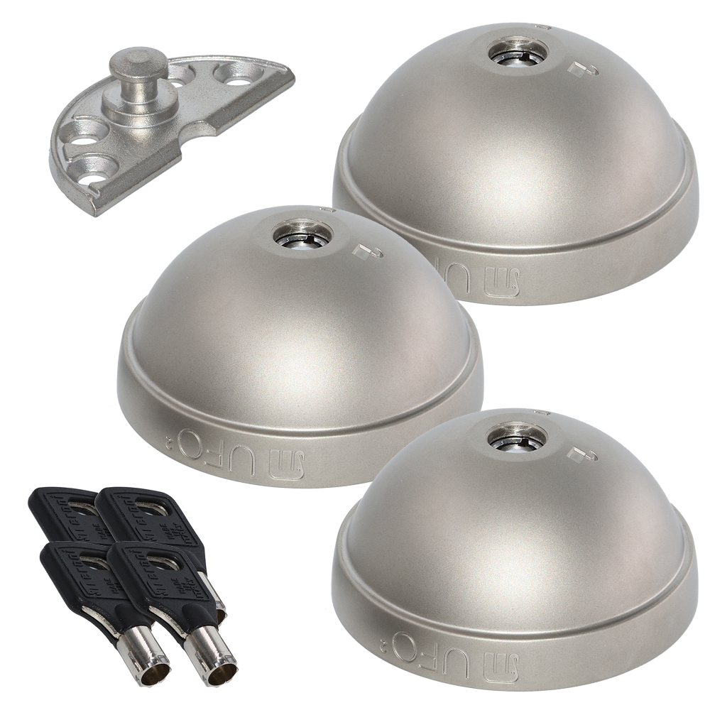 Van Lock MERONI UFO2 - Κλειδαριές για πίσω και πλαϊνές πόρτες για βανάκι | ΣΕΤ 3 Τεμαχίων - 