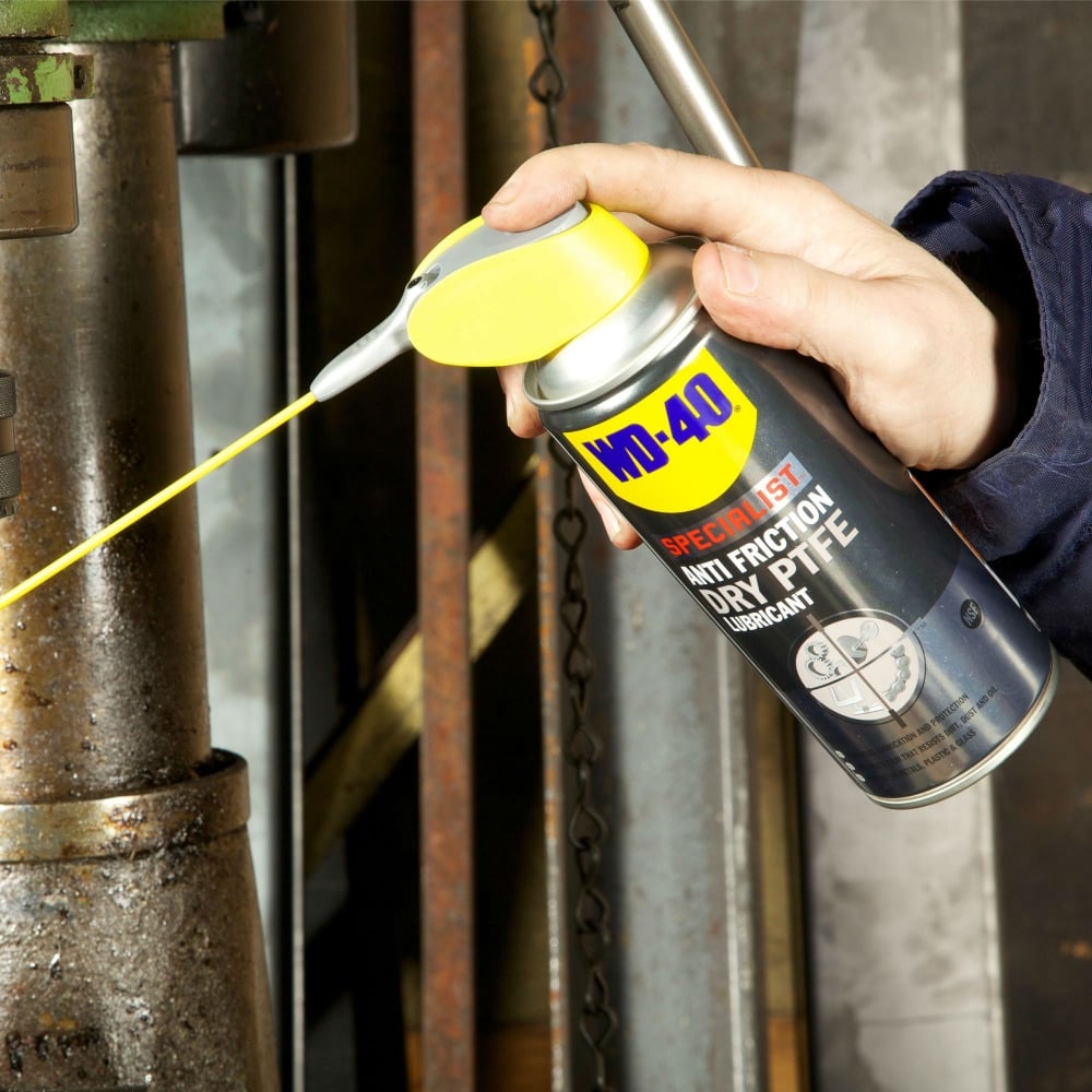 WD-40 Anti Friction Dry PTFE Λιπαντικό Σπρέι Ξηρού Τεφλόν 400ml - 2