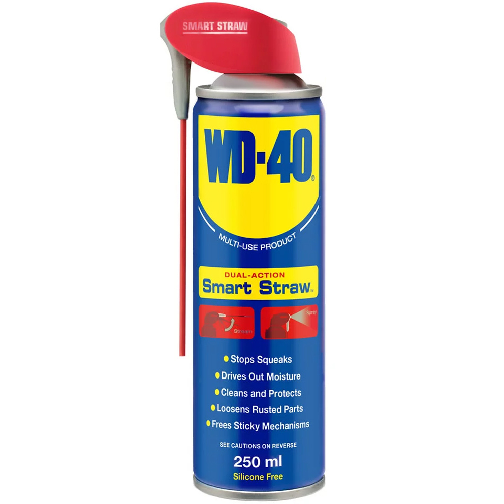 WD-40 250ml Smartstraw Αντισκωριακό - Λιπαντικό Σπρέι 2000+ χρήσεις - 
