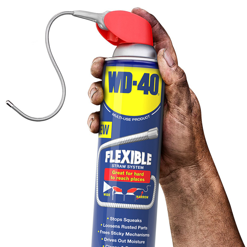 WD-40 Flexible 600ml  Αντισκωριακό - Λιπαντικό Σπρέι Εύκαμπτο σωλινάκι - 