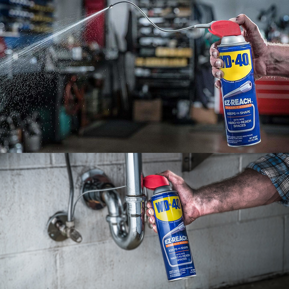 WD-40 Flexible 600ml  Αντισκωριακό - Λιπαντικό Σπρέι Εύκαμπτο σωλινάκι - 3