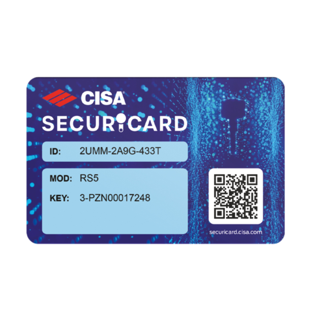 CISA RS5 0R3M1 Maximum Security Cylinder Euro Profile - Reversible Patent Flat Key - Controlled Duplication & Anti-Snap Steel Βars - 2