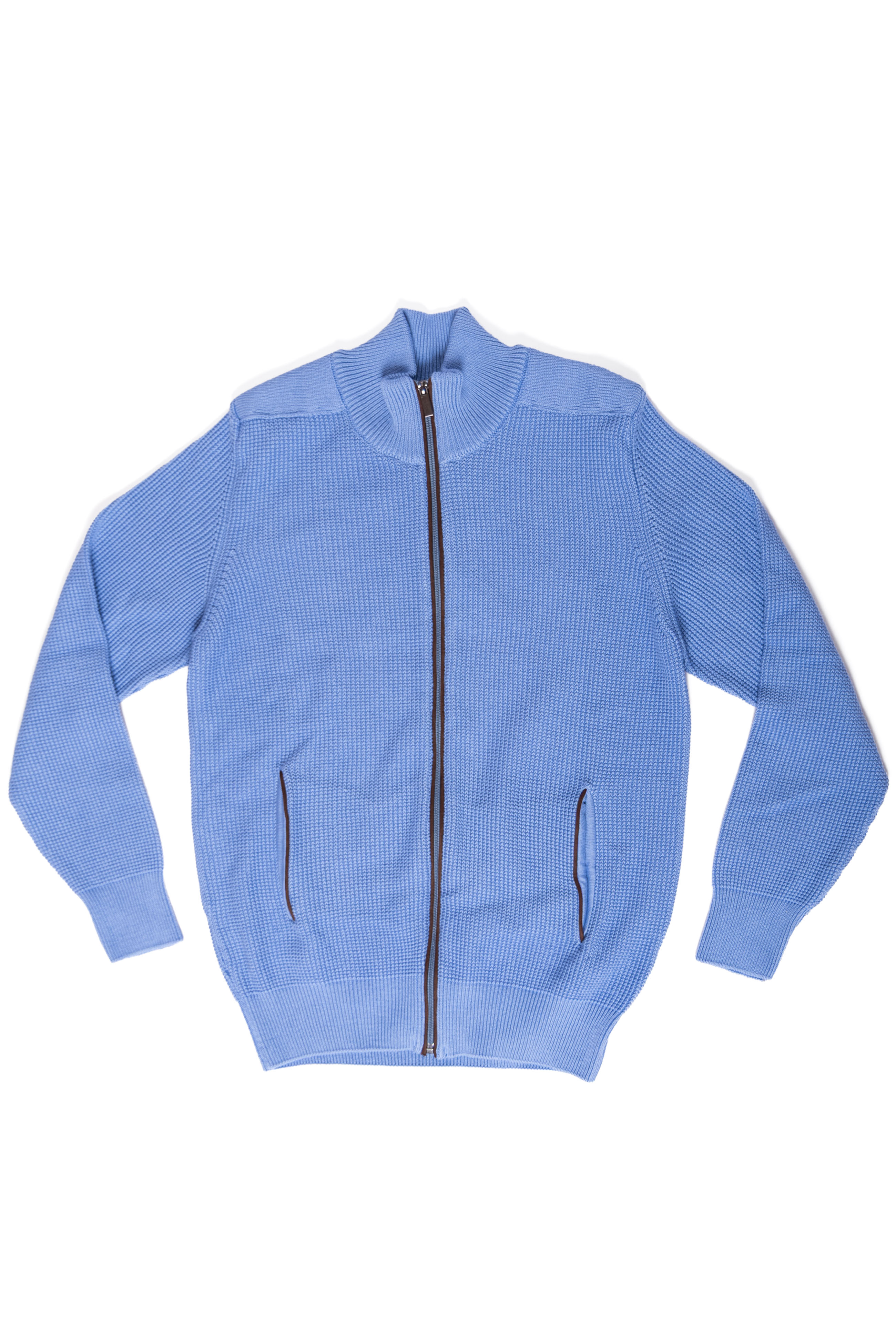 Perugia Cotton Zip Cardigan - 2