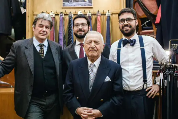 Three generations of shirtmakers