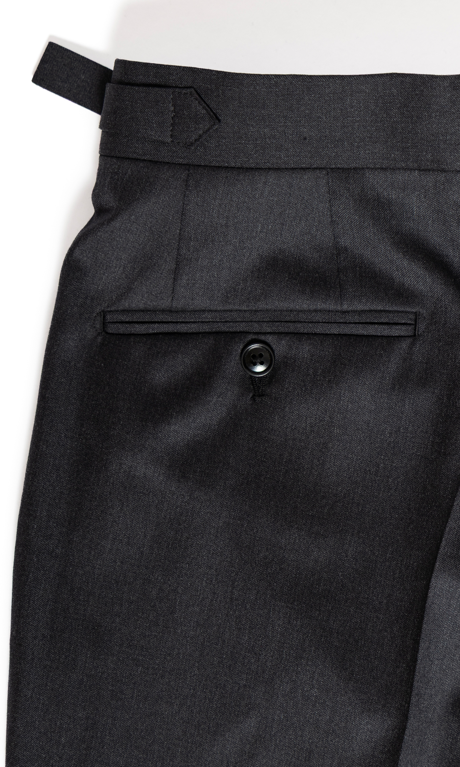 Wells-Z Μάλλινο Παντελόνι με Δύο Πιέτες και Side Adjusters - 2