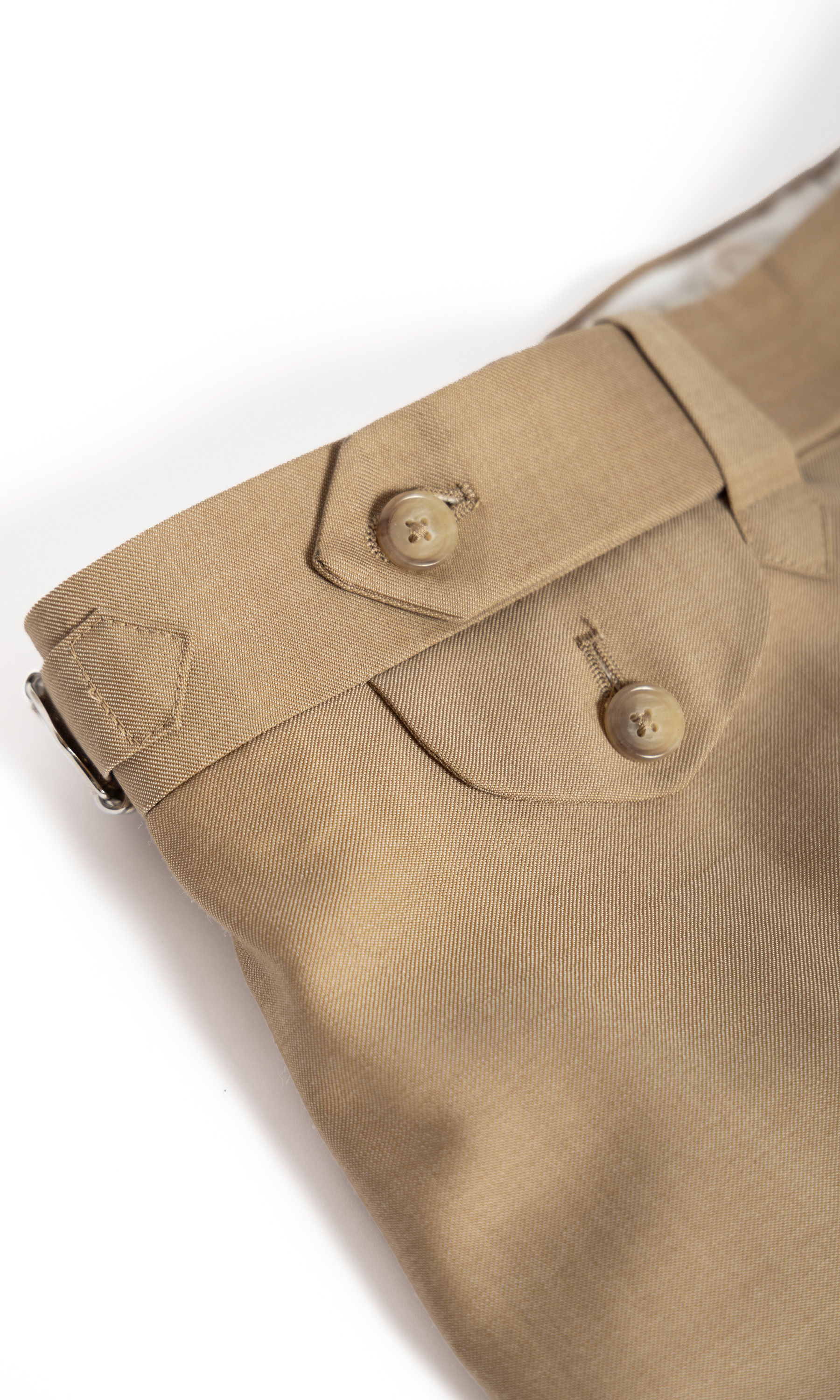 Havana-Z Μάλλινο Παντελόνι με Side Adjusters - 3