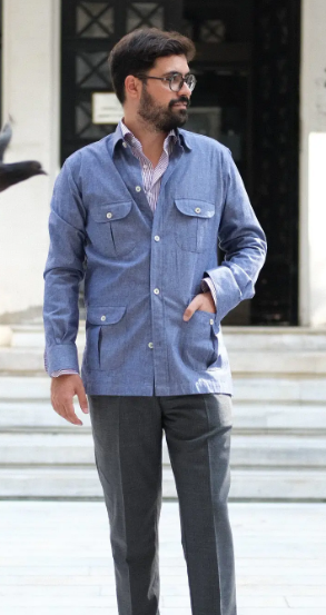 Σαφάρι Βαμβακερό Denim Lawrence - 3