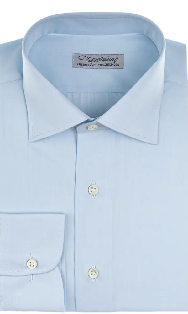 Πουκάμισο Χριστάκης Ποπλίνα - Elegant Fit - Γάλαζιο