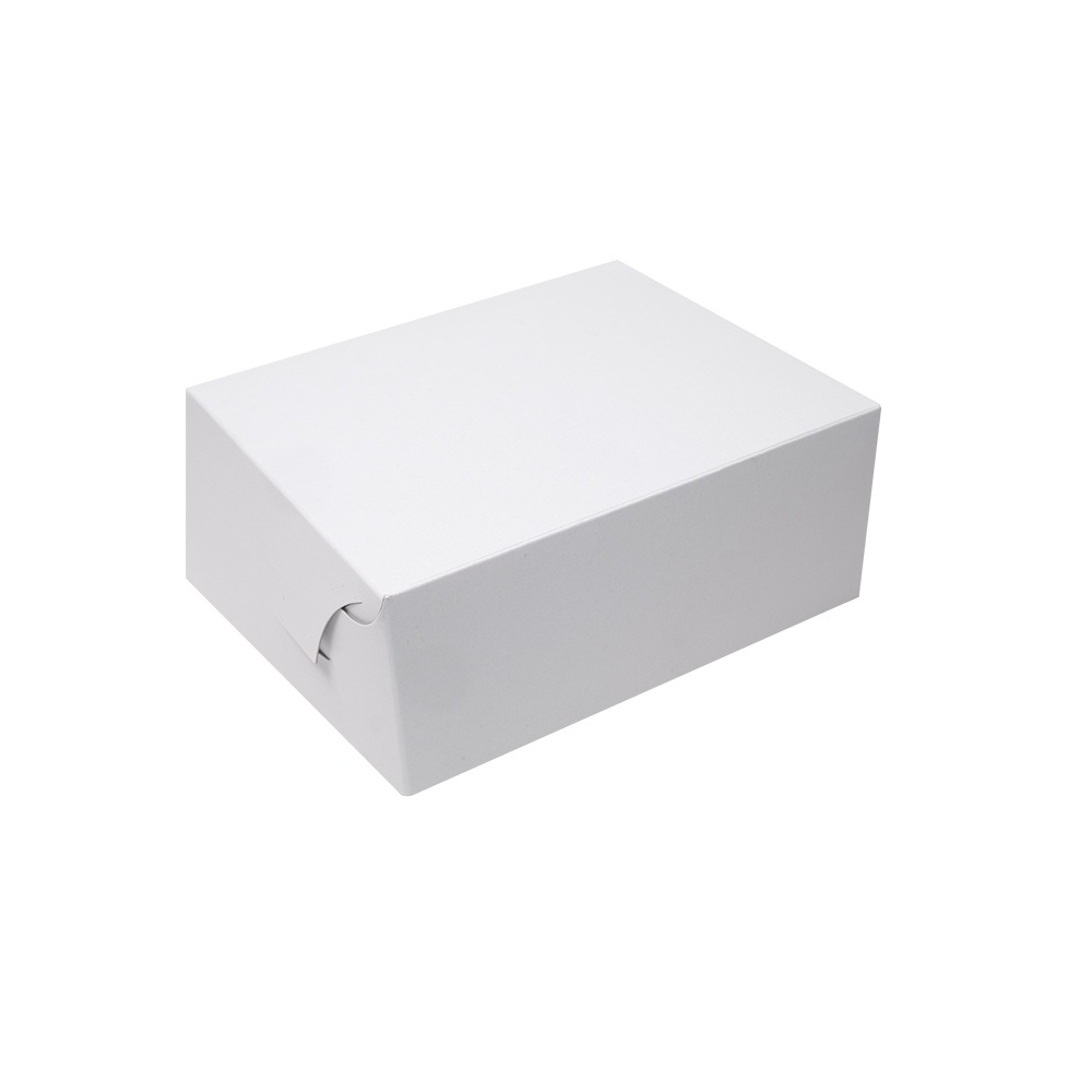 Κουτί Ζαχαροπλαστείου Λευκό Χάρτινο 1kg 25x25x8 cm Tefaco W15 008410 - 