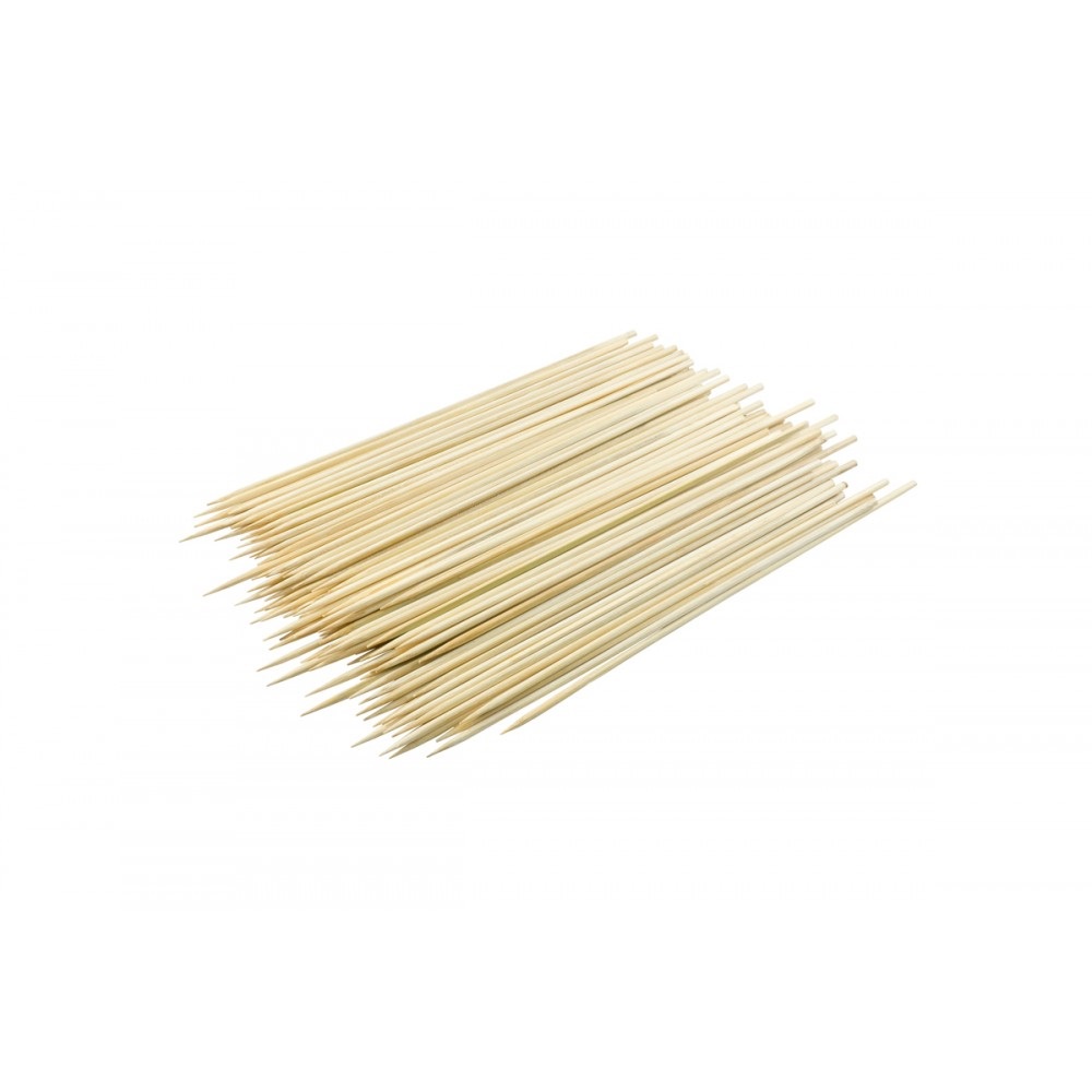 Καλαμάκια Bamboo Για Σουβλάκια Ø0,4x24cm (Πακέτο 500τμχ) Premium Tessera QA121B - 