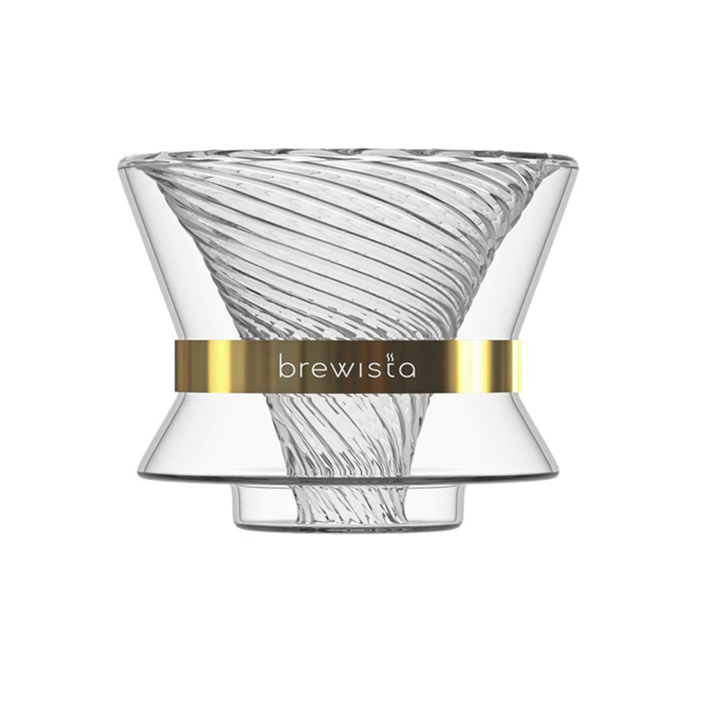 Dripper 1-2 cups Για Καφέ Γυάλινο Διπλότοιχο Tornado Brewista BRC.16022 - 4