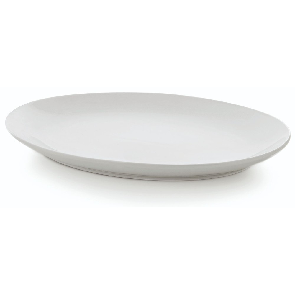 Πιατέλα Οβάλ Πορσελάνης Λευκή 25x17,5cm Soley GTSA 60-011125 - 