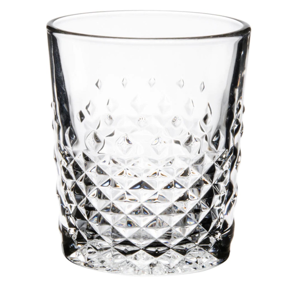 Ποτήρι DOF Γυάλινο Ανάγλυφο 355ml Carats ONIS S2711VCP35K6 - 
