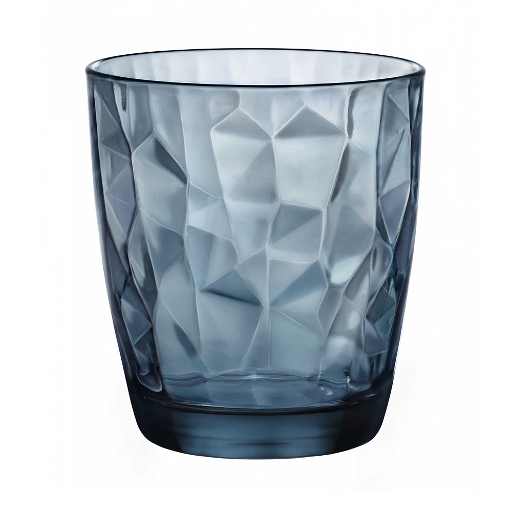 Ποτήρι Γυάλινο D.O.F. 390ml Ø9,1xH10,3cm Ocean Blue Diamond Bormioli Rocco 00.10181 - 