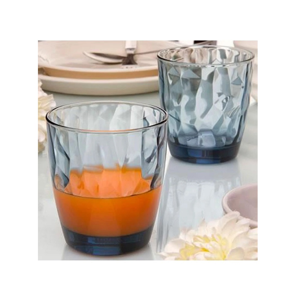 Ποτήρι Γυάλινο D.O.F. 390ml Ø9,1xH10,3cm Ocean Blue Diamond Bormioli Rocco 00.10181 - 2