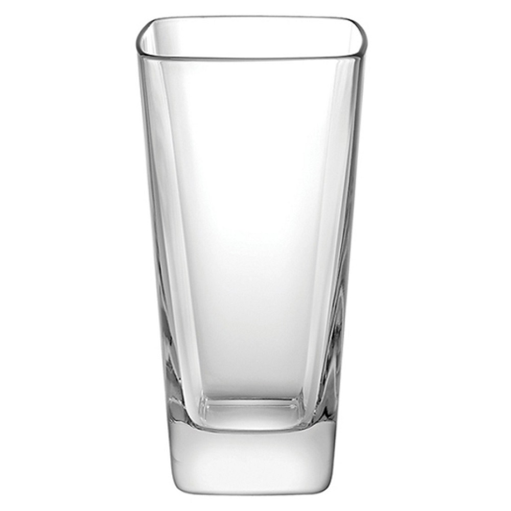 Ποτήρι Γυάλινο Hi-Ball Τετράγωνο 320ml Ø7xH14cm Palladio Quadro Borgonovo 01.13097 - 