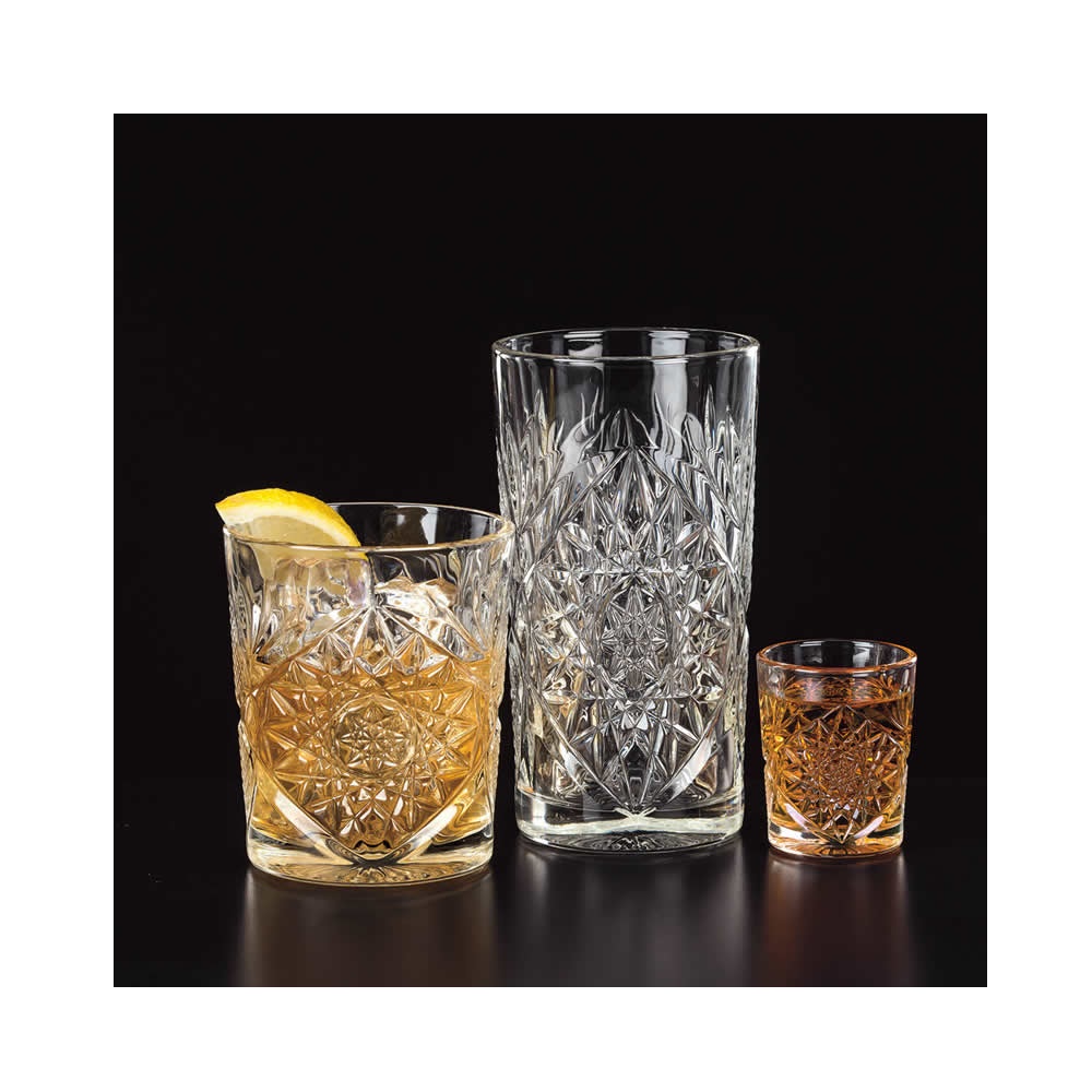 Ποτήρι Γυάλινο Cooler 470ml Φ8,4xH15,8cm Hobstar Onis 37.20014 - 4