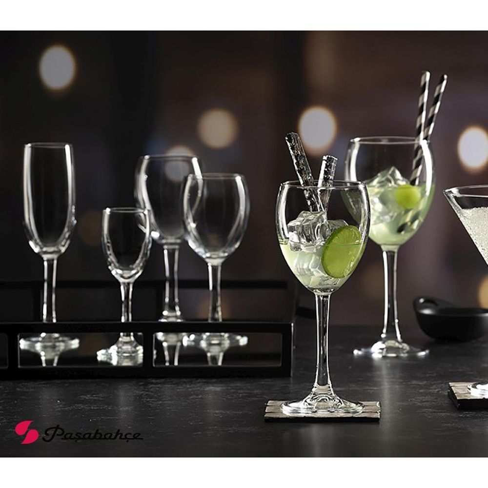 Ποτήρι Νερού Γυάλινο 340ml Imperial Water 18 cm Pasabahce SP44272K12 - 2