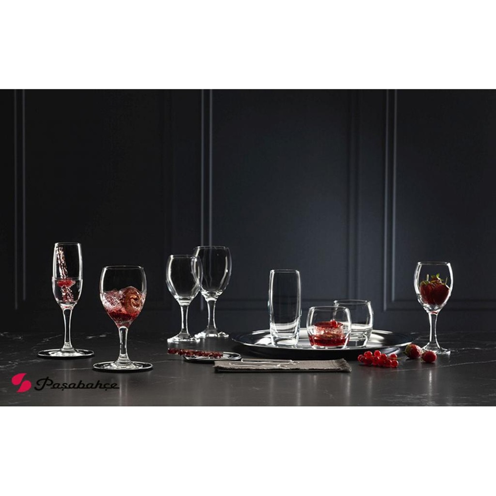 Ποτήρι Νερού Γυάλινο 340ml Imperial Water 18 cm Pasabahce SP44272K12 - 3