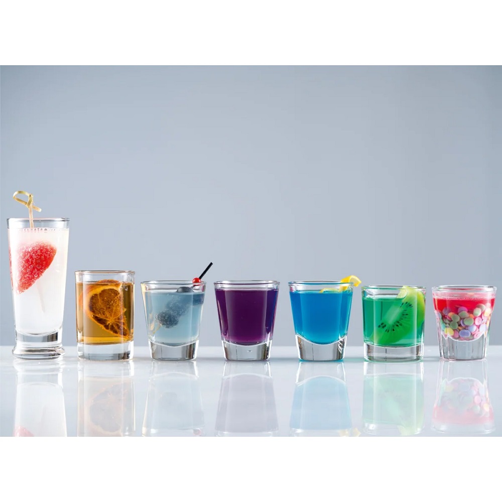 Ποτήρι Σφηνάκι Liqueur Γυάλινο Διάφανο 30ml Ø4,9xH5,5cm Marocco Uniglass 56037 - 3