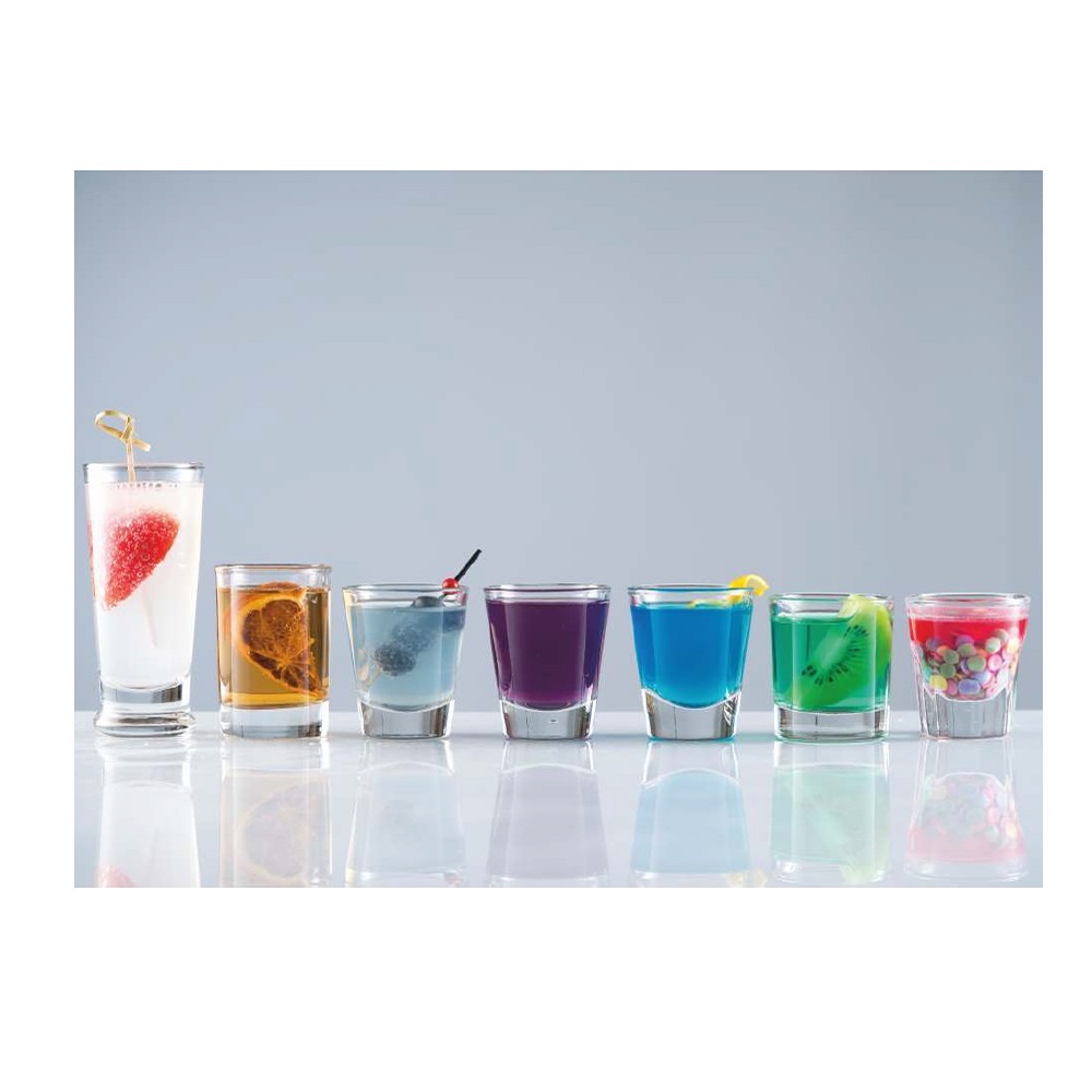 Ποτήρι Σφηνάκι Liqueur Γυάλινο Διάφανο 40ml Ø4,4xH5,2cm Mini Uniglass 56108 - 2