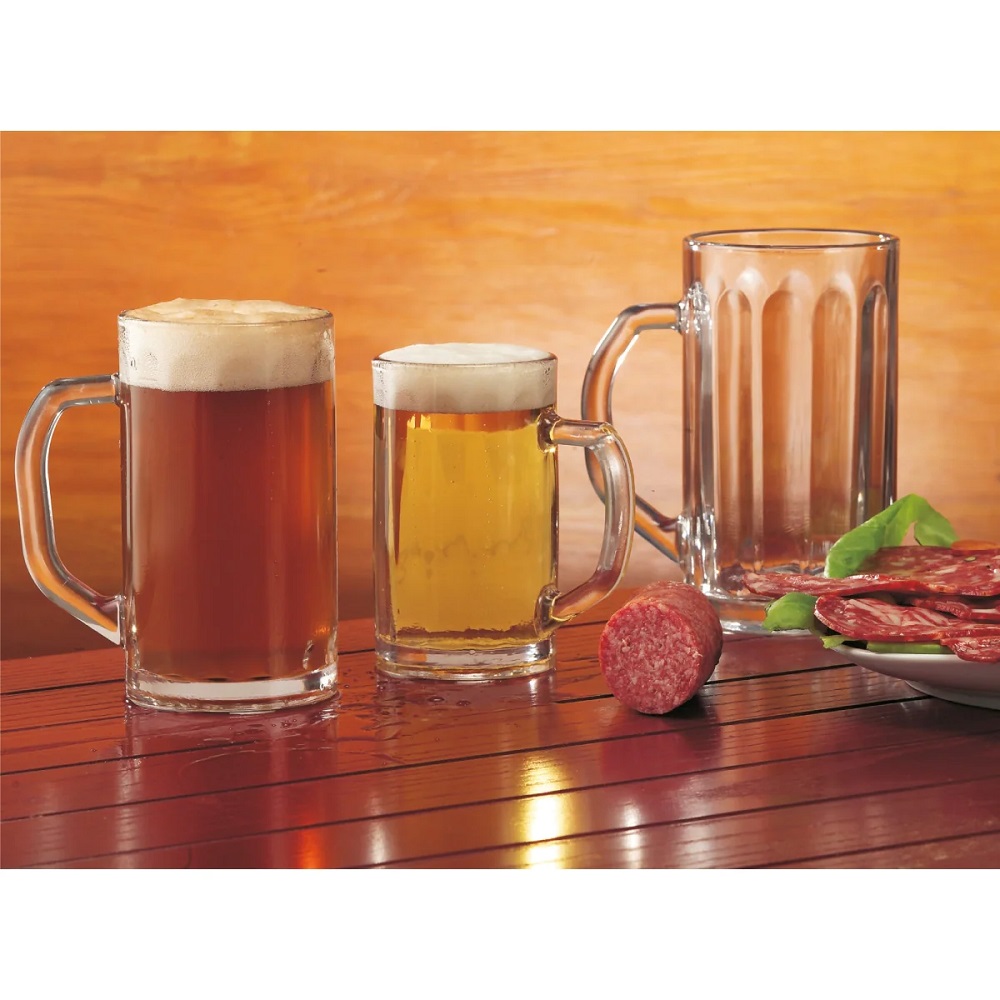 Ποτήρι Μπίρας Γυάλινο Διάφανο 400ml Ø8,1xH14,7cm Nicol Uniglass 50803 - 2