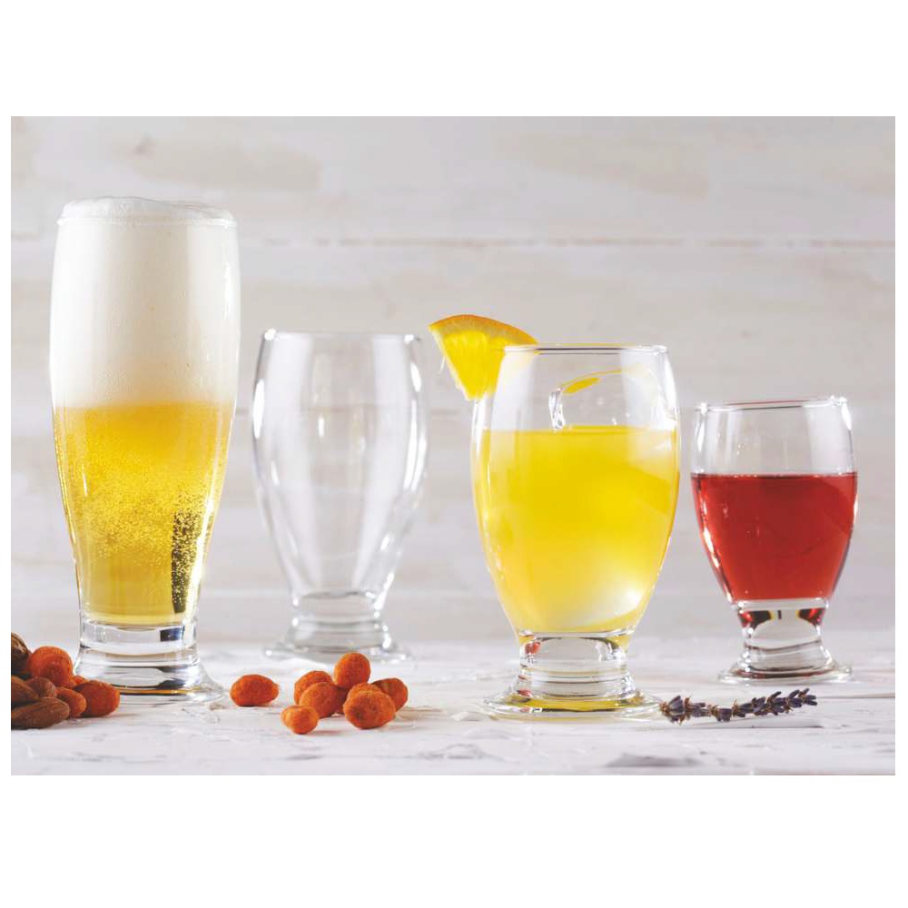 Ποτήρι Νερού Γυάλινο Διάφανο 280ml Ø7,3xH13cm Mykonos Uniglass 92301 - 2